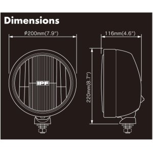 IPF HID 900 SPOT INT BALLAST