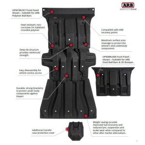 UNDER VEH ARM HLX 09/15+OE ARB