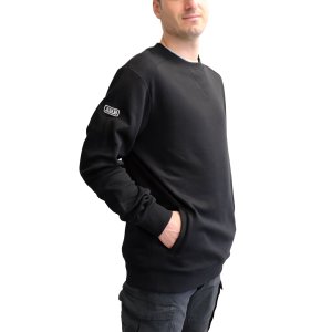 MENS CORE CREW NECK BLACK 3XL