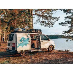 Jumta bagāžnieks FRONT RUNNER Slimline II Volkswagen T5 Transporter Kombi / LWB 2003-2015