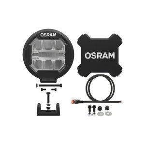 7' OSRAM LED Light Round MX180-CB / Combo Beam lukturis ar kronšteinu