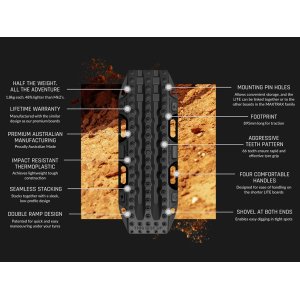 Trapi MAXTRAX Lite REQU327, melni