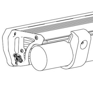 Intensity LED spuldžu bloka montāžas komplekts ARB ARM603, 60.3 mm