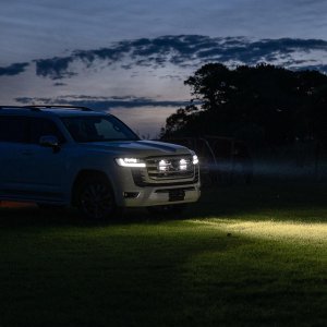 7" LED papildu lukturu komplekts ar elektroinstalāciju BUSHRANGER Night Hawk NHBGT370DL