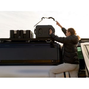 Bagāžas platforma FRONT RUNNER Slimline II pikapu kulbai vai piekabei ar OEM sliedēm, 1425 x 1358 mm, paaugstināta
