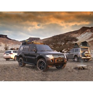 Jumta bagāžnieks FRONT RUNNER Slimline II Mitsubishi Pajero LWB 1991-1999, augstais