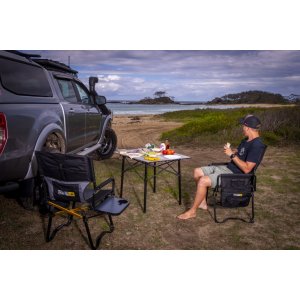 Saliekams galds ARB Camp Table 10500130, alumīnija, 86 x 70 x70 cm