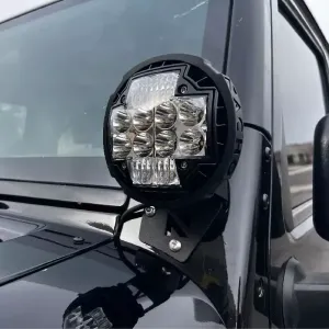 A-pillar TM5 lukturu stiprinājumi NACHO V2JK1 Jeep Wrangler JK