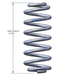 Rear coil springs Clayton Lift 4,5-5,5"