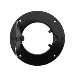 Gas cover aluminium black Smittybilt