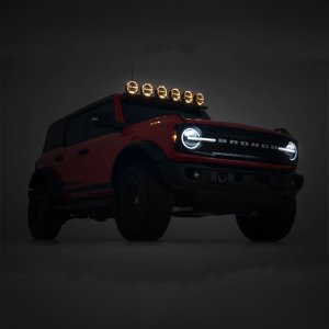 LED lights 6,5" round White/Amber DRL Rough Country