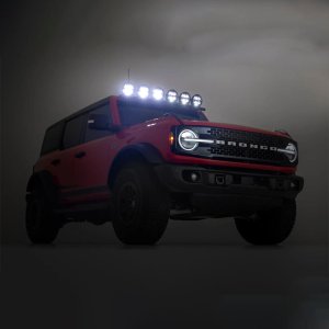 LED lights 6,5" round White/Amber DRL Rough Country