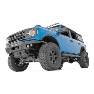 Oval nerf steps black Rough Country