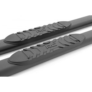 Oval nerf steps black Rough Country