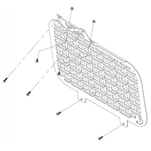 Left internal MOLLE panel Bison Gear