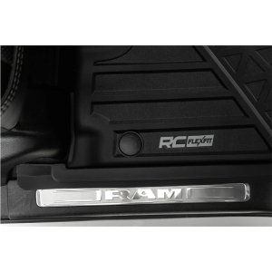 Front and rear floor mats Rough Country Flex-Fit Crew Cab