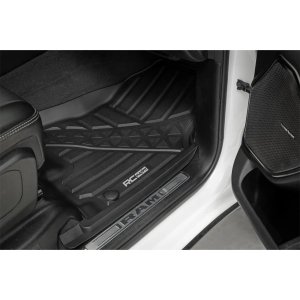 Front and rear floor mats Rough Country Flex-Fit Crew Cab