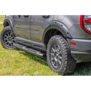 Oval nerf steps black Rough Country