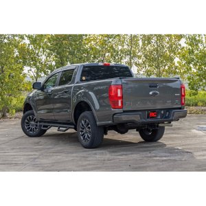 Nerf steps black Rough Country Crew Cab