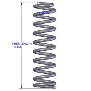 Rear coil springs Clayton Lift 7"