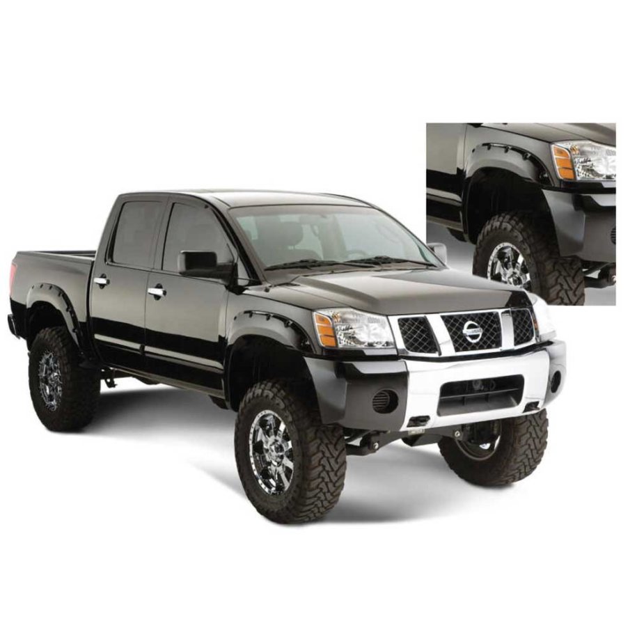 Front and rear fender flares Husky Liners Pocket Style with Bedside Lockbox