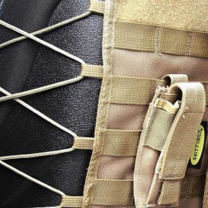 Front seat back covers universal coyote tan Smittybilt G.E.A.R.