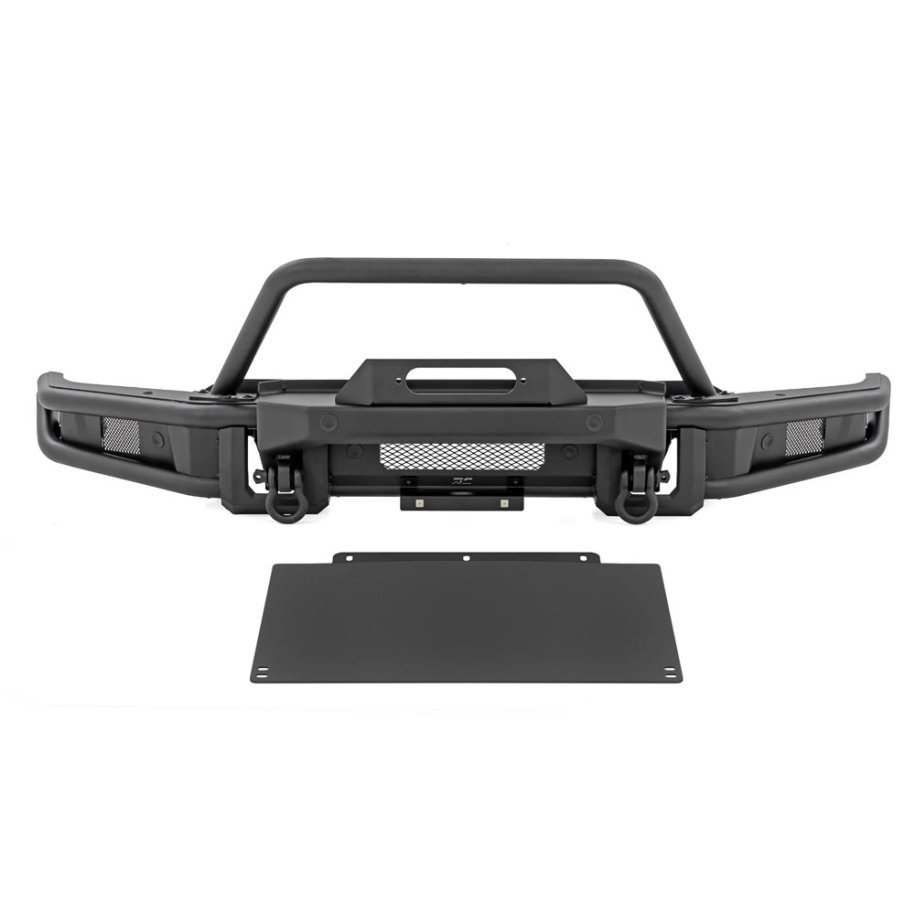 Front tubular bumper with winch plate Rough Country
