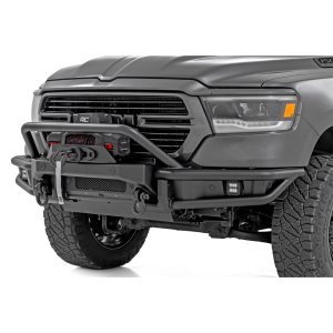 Front tubular bumper with winch plate Rough Country