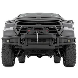 Front tubular bumper with winch plate Rough Country