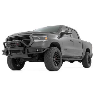 Front tubular bumper with winch plate Rough Country
