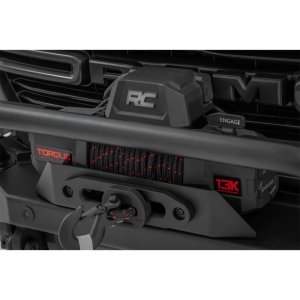 Front tubular bumper with winch plate Rough Country