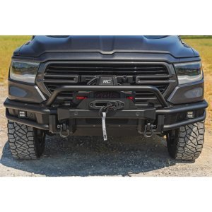 Front tubular bumper with winch plate Rough Country
