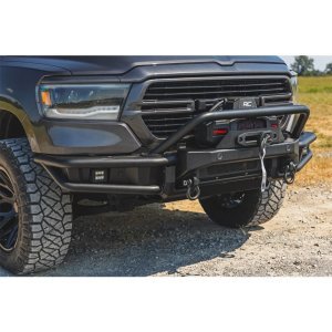 Front tubular bumper with winch plate Rough Country