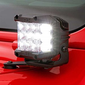 LED lights 3" square wide angle Osram Rough Country