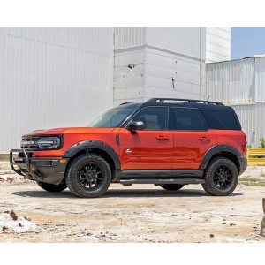 Front and rear fender flares Rough Country Pocket chrome rivets
