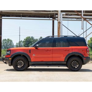 Front and rear fender flares Rough Country Pocket chrome rivets