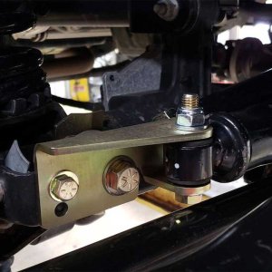 Steering stabilizer relocation bracket kit Clayton