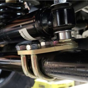 Steering stabilizer relocation bracket kit Clayton