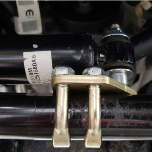 Steering stabilizer relocation bracket kit Clayton
