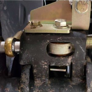 Steering stabilizer relocation bracket kit Clayton