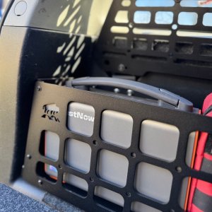 Left cargo basket Bison Gear