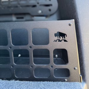 Left cargo basket Bison Gear