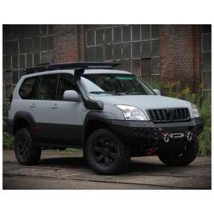 Front steel bumper with winch plate MorE 4x4