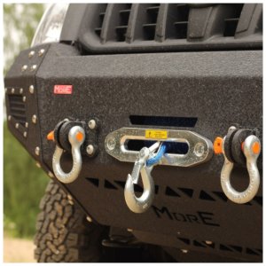 Front steel bumper with winch plate MorE 4x4