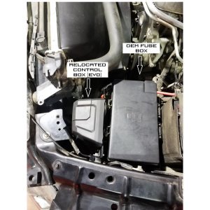 Warn VR Evo control box relocation kit for accessory bumpers Vice Design
