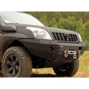 Front steel bumper with winch plate MorE 4x4