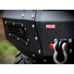 Front steel bumper with winch plate MorE 4x4