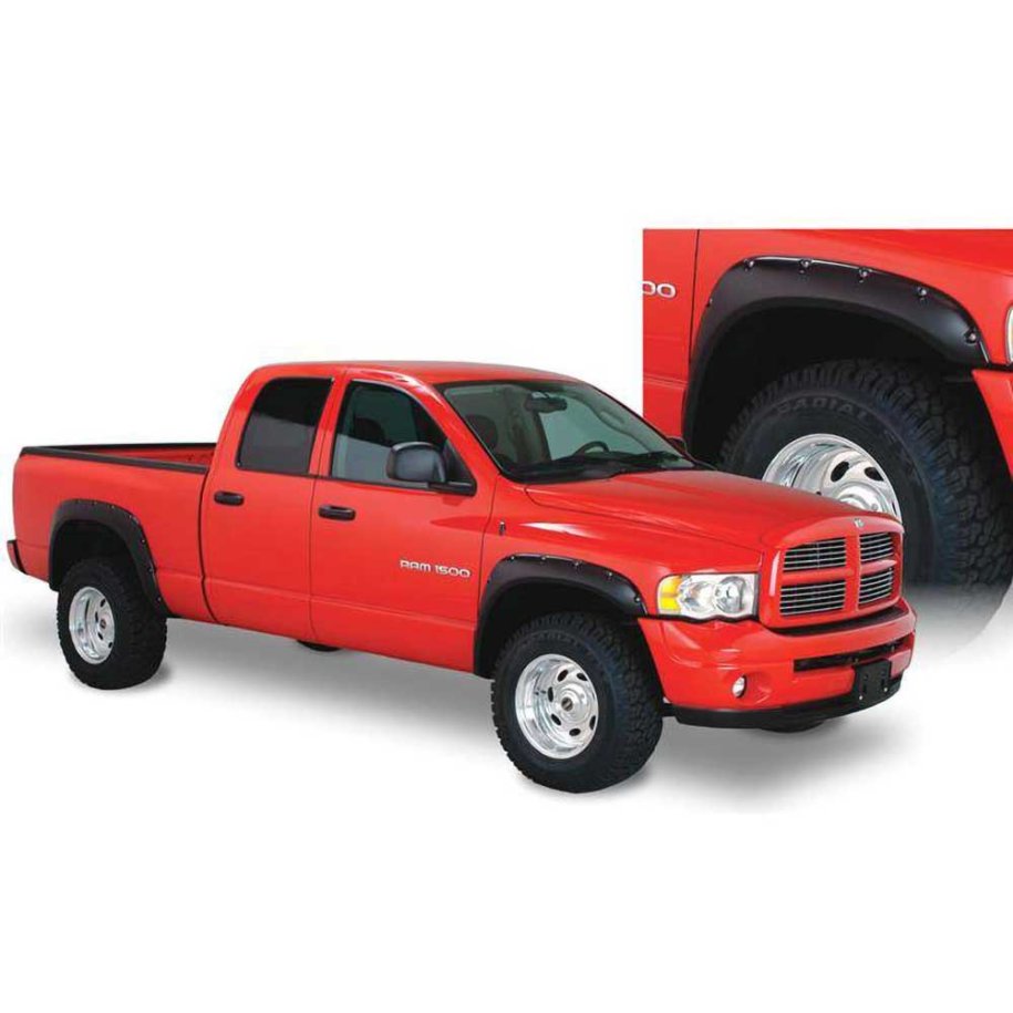Front and rear fender flares Husky Liners Pocket Style long bed