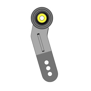 Rear adjustable shackles Clayton Lift 1,5-2"