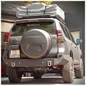 Rear steel bumper MorE 4x4